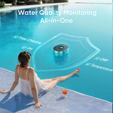 FinWhale pool chemistry monitor tracking free chlorine pH ORP and temperature