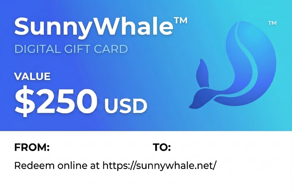 SunnyWhale™ Gift Card