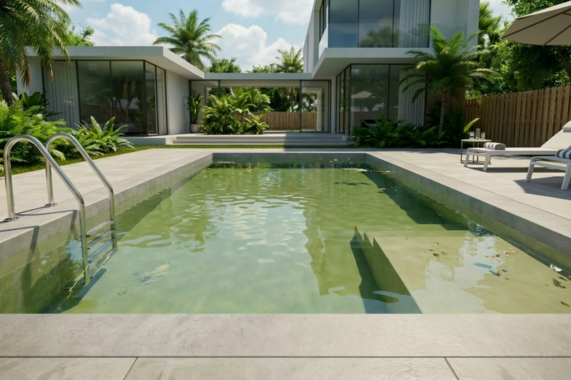 Green Pool Anxiety for SunnyWhale smart pool water care